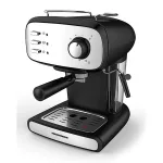 HEINNER HEM-1100BKX 2 személyes Karos eszpresszó kávéfőző, 15 bar, víztartály:1.2L, 850W, Fekete