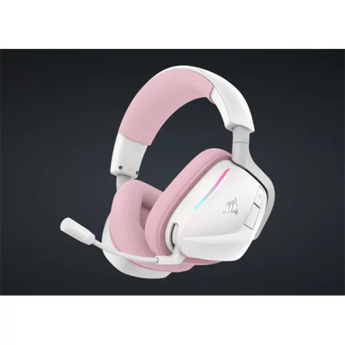 CORSAIR Vezeték Nélküli Headset, VOID v2 Wireless Gaming Headset, Dolby Atmos, pink