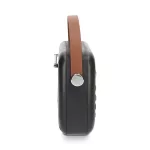 Nedis RDFM2600BK retró FM rádió, Bluetooth® 5.4, AUX bemenet, USB port, 1500 mAh-s lítium-ion akkumulátor