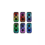 BLAUPUNKT PB60X Bluetooth Party MDF hangszóró, AUX, LED világítás, 120W, Fekete