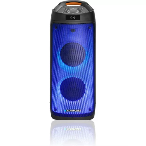 BLAUPUNKT PB06DB Bluetooth party hangszóró, 2 db mikrofon,  RMS,TWS,FM,AUX, 500W, Fekete (RTVBLAS015)
