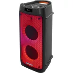 BLAUPUNKT PB06DB Bluetooth party hangszóró, 2 db mikrofon,  RMS,TWS,FM,AUX, 500W, Fekete (RTVBLAS015)