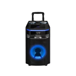  BLAUPUNKT PS6 Bluetooth hangszóró karaoke funkcióval, TWS, FM, AUX, 1 mikrofon, 600W, Fekete (RTVBLAS011)