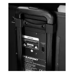 BLAUPUNKT PS6 Bluetooth hangszóró karaoke funkcióval, TWS, FM, AUX, 1 mikrofon, 600W, Fekete (RTVBLAS011)