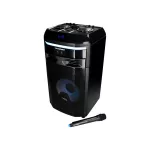 BLAUPUNKT PS6 Bluetooth hangszóró karaoke funkcióval, TWS, FM, AUX, 1 mikrofon, 600W, Fekete (RTVBLAS011)