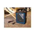 BLAUPUNKT MB06 Bluetooth Party karaoke hangszóró, 1 db mikrofon, 500W, Fekete (RTVBLAS002)