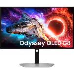 SAMSUNG Odyssey OLED G8 G80SH 4K 240Hz Gaming Monitor 27", 3840x2160, 16:9, 250cd/m2, 0,03ms, 1xDP/2xHDMI/2xUSB-A
