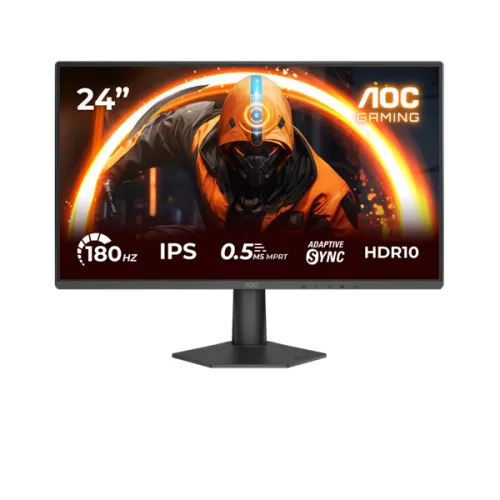 AOC Gaming 180Hz IPS monitor 23,8" 24G50F, 1920x1080, 16:9, 300cd/m2, 4ms, HDMI/DisplayPort