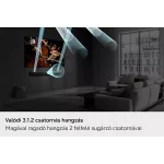 SAMSUNG HW-Q600H 3.1.2 csatornás hangprojektor mélynyomóval, Fekete