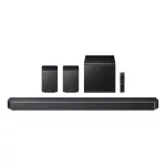 SAMSUNG HW-Q930H 9.1.4 csatornás hangprojektor mélynyomóval és hátsó hangszórókkal, Fekete