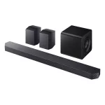 SAMSUNG HW-Q930H 9.1.4 csatornás hangprojektor mélynyomóval és hátsó hangszórókkal, Fekete