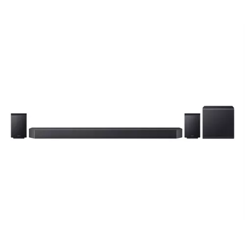 SAMSUNG HW-Q990H 11.1.4 csatornás hangprojektor mélynyomóval és hátsó hangszórókkal, Fekete