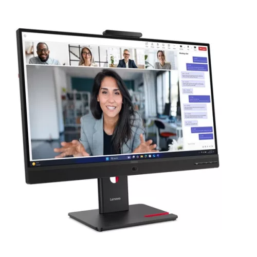 LENOVO Monitor - ThinkVision T27QD-4v; 27" QHD 2560x1440 IPS +Cam, 16:9, 1500:1, 350cd/m2, 4ms, USB A-C, HDMI, DP, RJ45.
