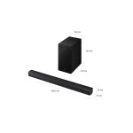 SAMSUNG HW-B450F 2.1 csatornás Hangprojektor mélynyomóval, Fekete (2025)