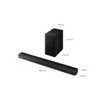 SAMSUNG HW-B750F 5.1 csatornás Hangprojektor mélynyomóval, Fekete (2025)