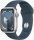Apple Watch Series 9 GPS 41mm Silver Aluminium Case with Sport Band S/M - Storm Blue