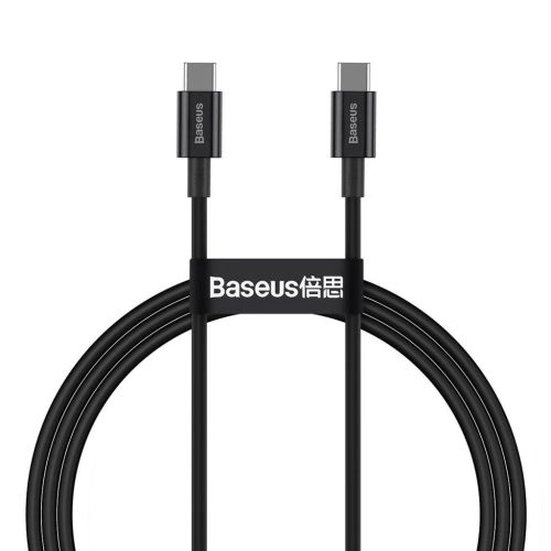 Baseus Superior sorozatú USB-C-USB-C töltőkábel, 100 W, 1m, fekete