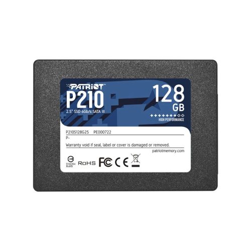 128GB Patriot 2,5' P210 SSD meghajtó (P210S128G25)