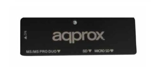 APPROX Kártyaolvasó - All-in-one Mini kártyaolvasó (Micro SD/ SD/ MS/MS-PRO/ MSDuo/ M2) Fekete	