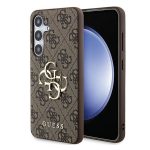 Guess 4G Big Metal Logo Samsung Galaxy A55 hátlap tok, barna