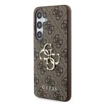 Guess 4G Big Metal Logo Samsung Galaxy A55 hátlap tok, barna