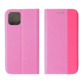 SENSITIVE könyvtok SAMSUNG A21s-hez rózsaszín