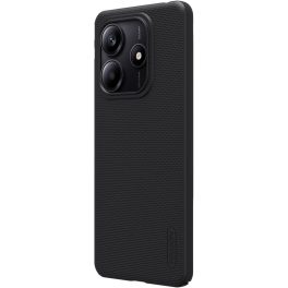   Nillkin Super Frosted Shield tok Xiaomi 11 Lite 4G/5G-hez – Vékony matt csúszásgátló védő hátlap karcállósággal és precíz kivágásokkal – fekete