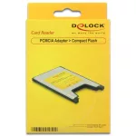 DeLOCK PCMCIA kártyaolvasó Compact Flash memóriakártyákhoz