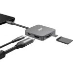 Urban Factory HUBEE LIGHT: 100 W-os USB-C mini állomás TCM05UF