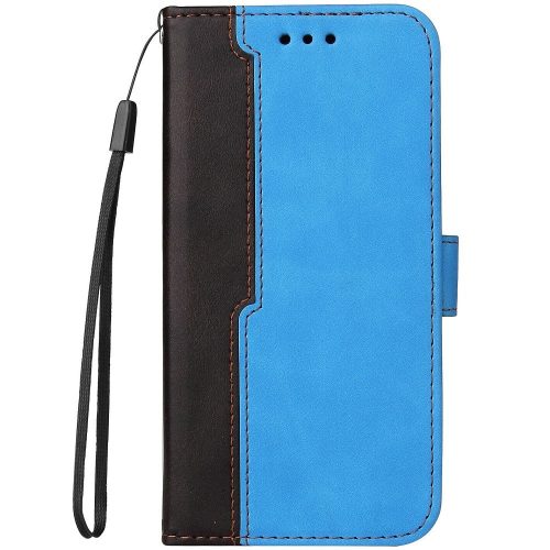 Xiaomi Mi 11 Lite / 11 Lite 5G / 11 Lite 5G NE, Oldalra nyíló tok, stand, kártyatartóval, kézpánttal, Wooze Colour Wallet, kék