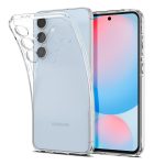 Samsung Galaxy S24 FE SM-S721, Szilikon tok, Spigen Liquid Crystal, átlátszó