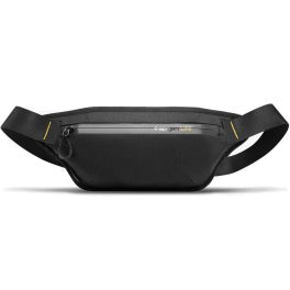   Univerzális sport övtáska, zárható, vízálló, RFID technológiával, Spigen Life WaistBag KD440, fekete
