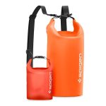 Univerzális sport hátitáska, zárható, vízálló, Spigen Aqua Shield A630, narancssárga