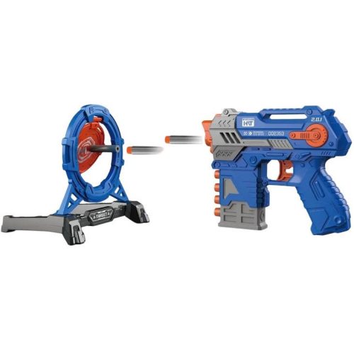 Játékfegyver, kiegészítőkkel, Wooze Target Shot, kék
