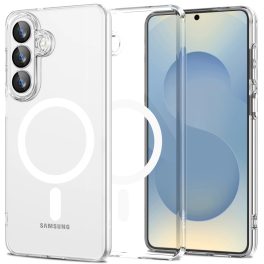   Samsung Galaxy S26 SM-S942, Szilikon tok, Magsafe töltővel kompatibilis, TP FlexAir MagSafe, átlátszó