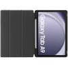 Samsung Galaxy Tab A9 (8.7) SM-X110 / X115, mappa tok, közepesen ütésálló, érintőceruza tartóval, Trifold, TP SC Pen, fekete