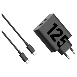   Motorola TurboPower 125W Dual 2x USB-C fali töltő USB-C 1m kábellel fekete