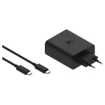 Motorola TurboPower 125W Dual 2x USB-C fali töltő USB-C 1m kábellel fekete