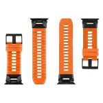 Tactical Tough Band szíj Apple Watch Ultra készülékhez biztonsági narancs/fekete