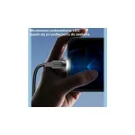 USAMS Lightning töltőkábel Lithe Series 1,2 m 2,4 A gyorstöltés SJ565USB01 (US-SJ565) fekete