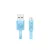 USAMS U2 lapos kábel microUSB 1.2m SJ201MIC04 (US-SJ201) kék