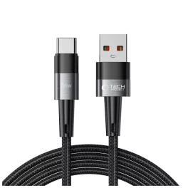 TECH-PROTECT ULTRABOOST TYPE-C kábel 66W/6A 200CM szürke