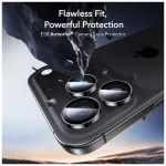 ESR ARMORITE kameravédő iPhone 14 Pro / Pro Max / 15 Pro / Max / 16 Pro / Max / 17 Pro / Max készülékhez fekete