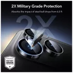ESR ARMORITE kameravédő iPhone 14 Pro / Pro Max / 15 Pro / Max / 16 Pro / Max / 17 Pro / Max készülékhez fekete