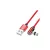 USAMS U54 mágneses szögelt kábel 1m Lightning SJ444USB02 (US-SJ444) piros