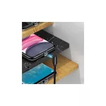 USAMS U54 mágneses szögelt kábel 1m Lightning SJ444USB02 (US-SJ444) piros
