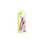 USAMS U54 mágneses szögelt kábel 1m Lightning SJ444USB02 (US-SJ444) piros