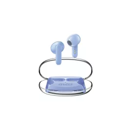   Awei T85 bluetooth fülhallgató SZTEREO (v5.3, TWS, mikrofon, zajszűrő + töltőtok) VILÁGOSKÉK (T85_BL)