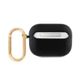 Guess PU Grained Classic Logo tok AirPods Pro készülékhez fekete