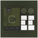 Edzett üveg kijelzővédő HOFI GLASS PRO+ 2-PACK GARMIN FENIX 8 / 8 PRO (47 MM) készülékhez átlátszó